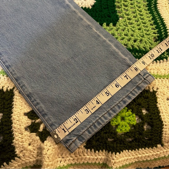 Fashion Nova Low Rider Slouch Fit Jeans Light Blue - Picture 13 of 13